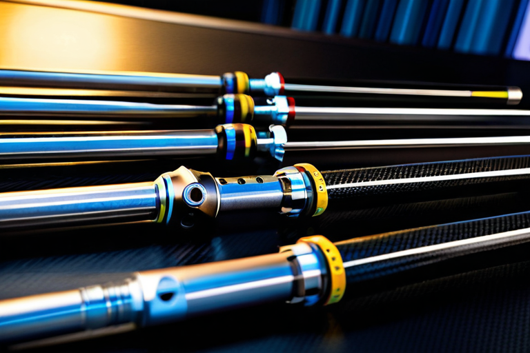 High-tech fishing rods and reels for sportifs fishing