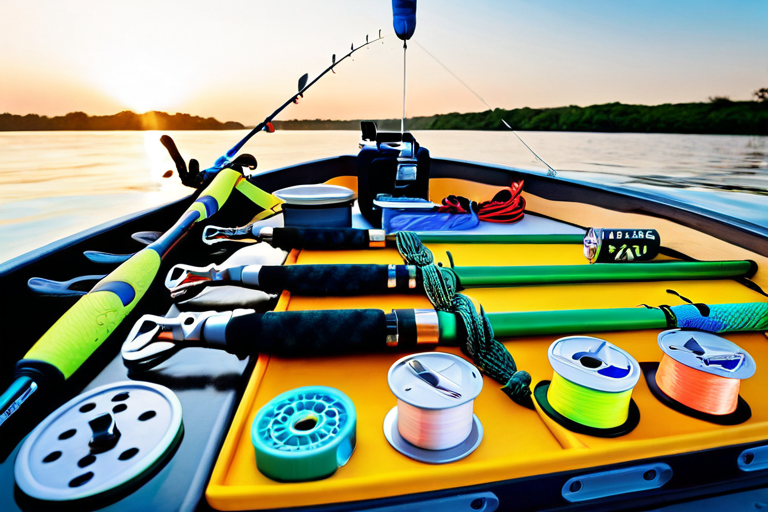 Tarpon fishing equipment setup