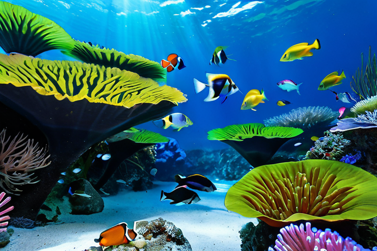 Therapeutic fish species in natural habitat