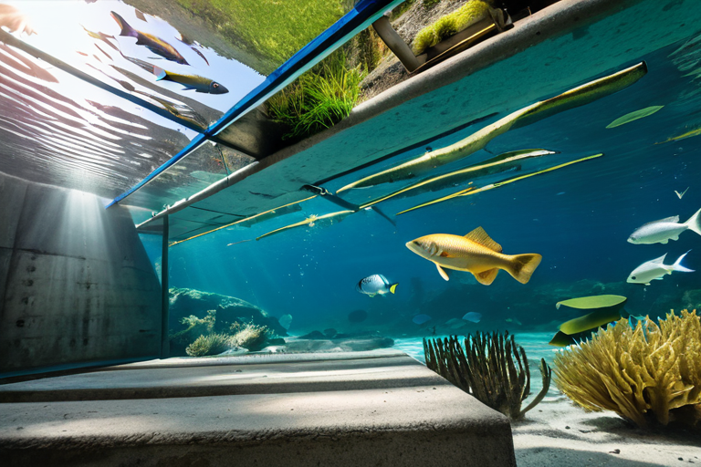 Various fish species found in urban waters