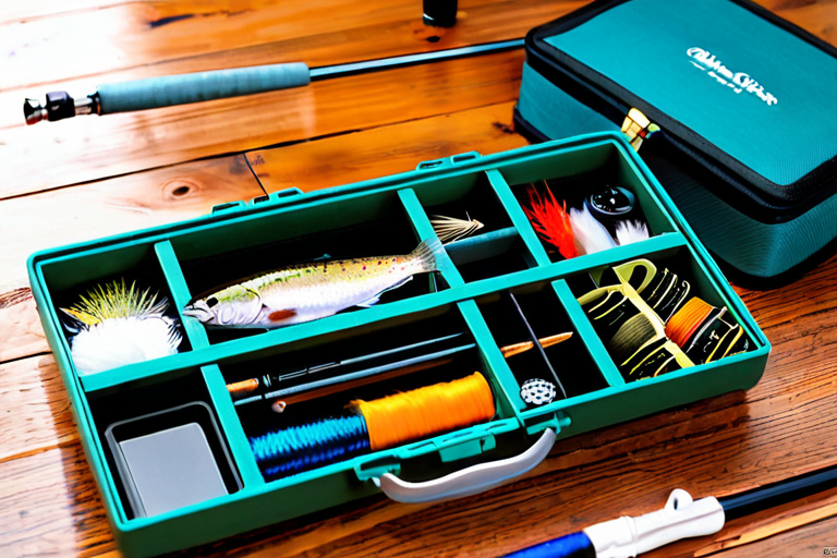 Precision fly fishing equipment setup