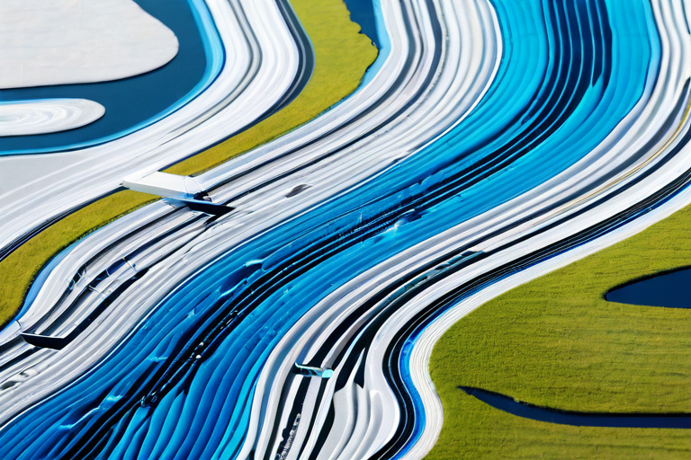 River current seam visualization