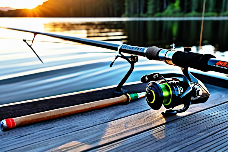Modern fishing equipment with vibration detection features