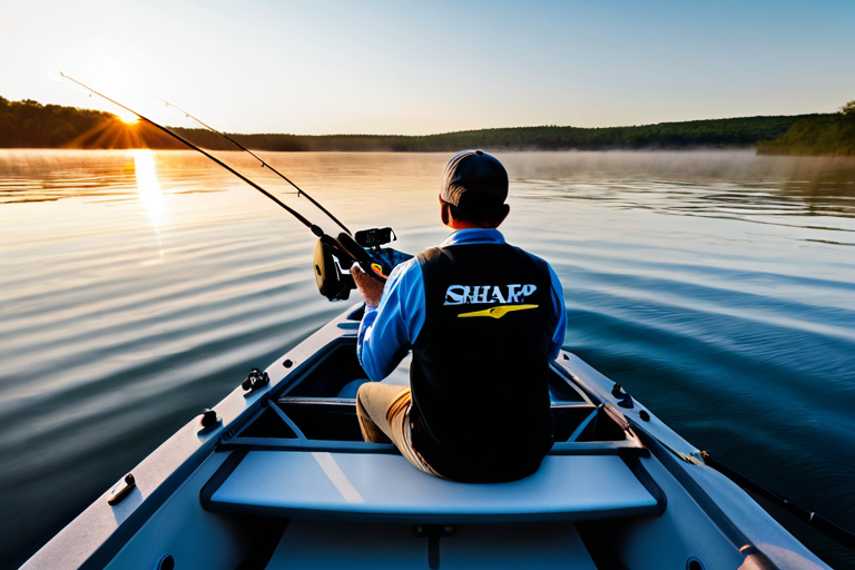 Professional angler demonstrating precision casting technique from boat