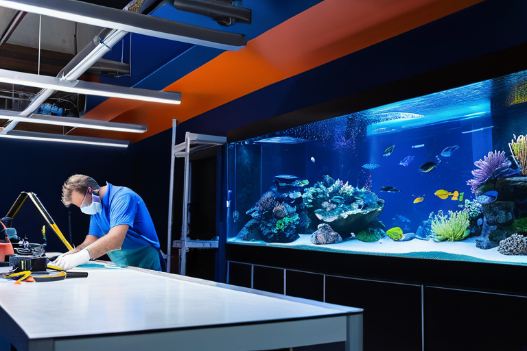 Professional aquarium repair and maintenance