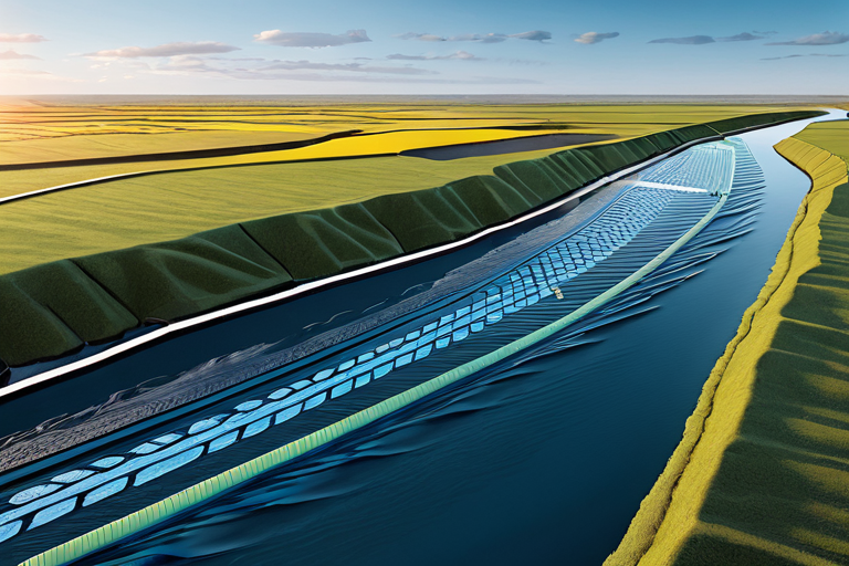 Diagram showing current seam identification in river fishing