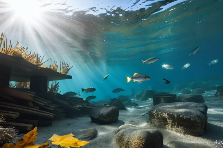 Fall bass feeding migration following baitfish