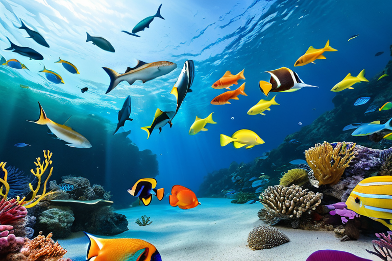 Various fish species in Fishing Planet game