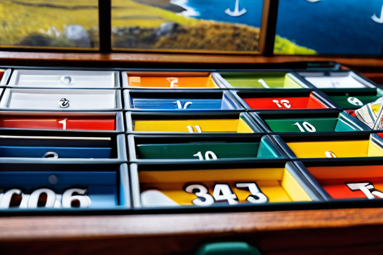 Close-up of Fishing Advent Calendar Contents