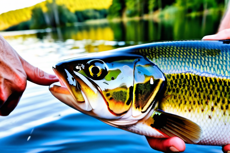 FLW fishing conservation efforts with anglers releasing bass