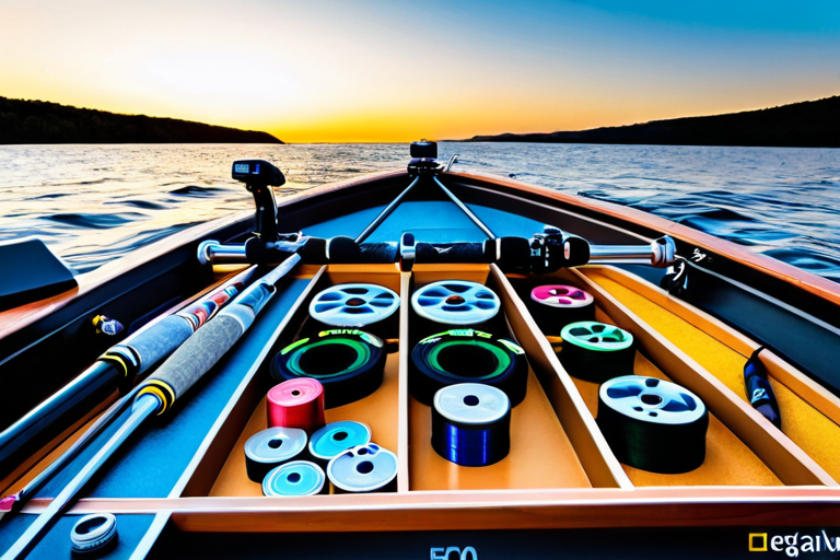 Modern FLW fishing gear setup