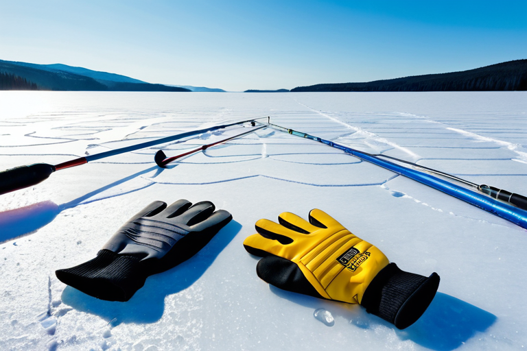 Ice fishing glove layering system with liner, shell, and overmitt