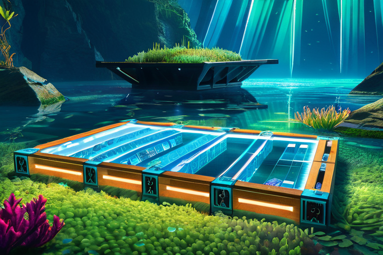 Futuristic fishing trap concepts for Hytale updates