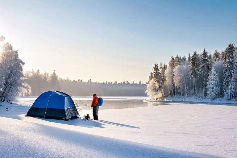 The Art and Joy of Tip-Down Ice Fishing A Winters Tale