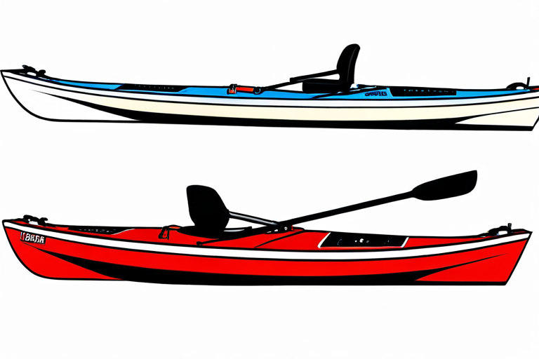 Different kayak propulsion methods