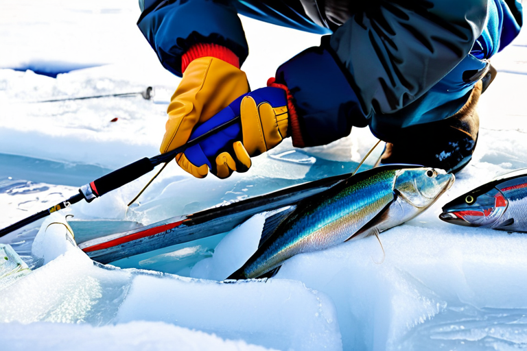 Proper ice fishing line maintenance techniques