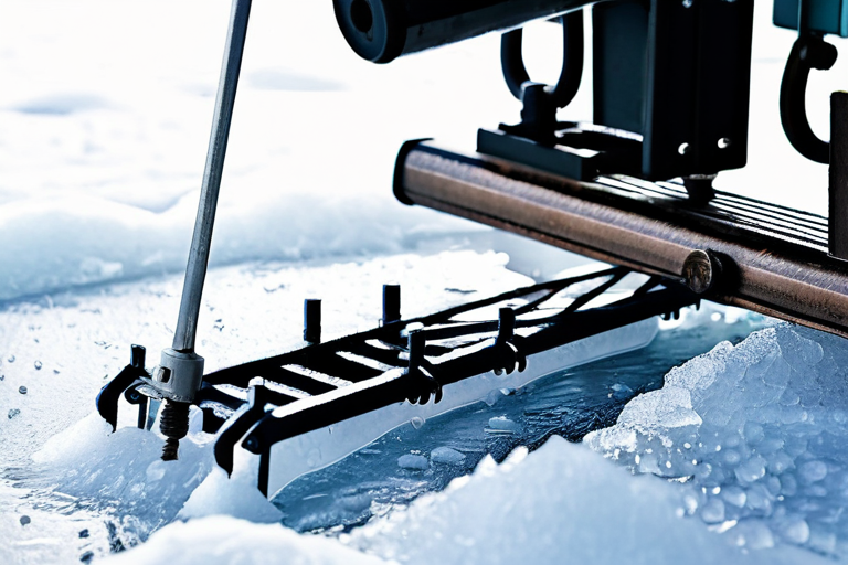 Close-up of tip-down mechanism