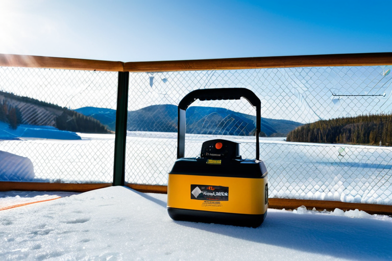 Portable fishing heater