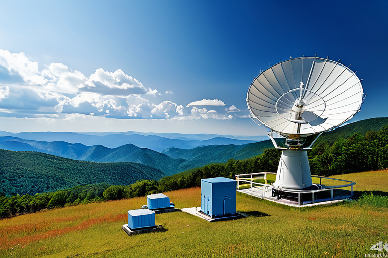 Scientific equipment monitoring atmospheric conditions