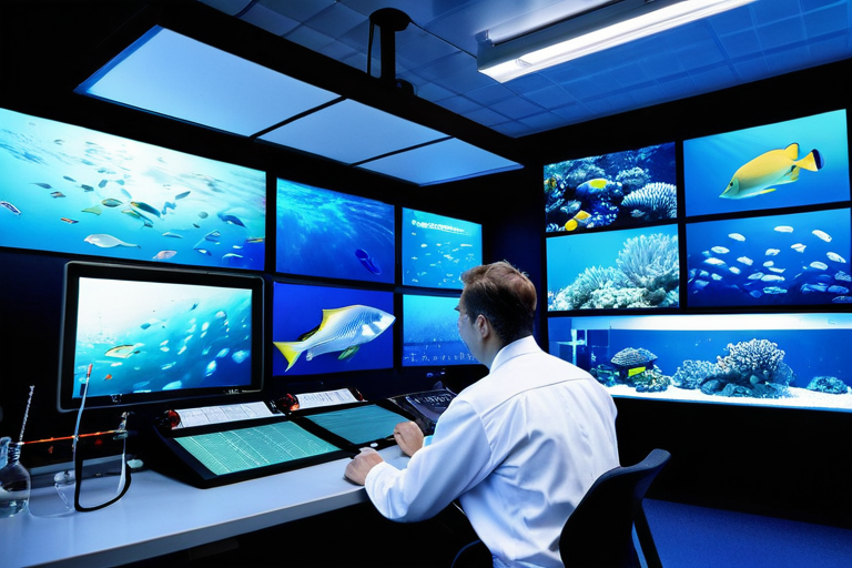 Marine biology research on talking doll fish