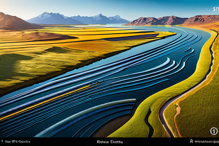 River current patterns and fish holding areas