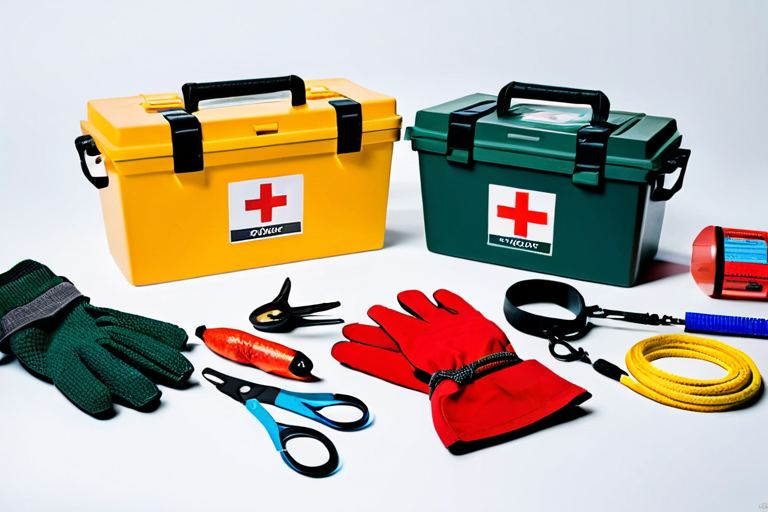 Proper safety equipment for magnet fishing