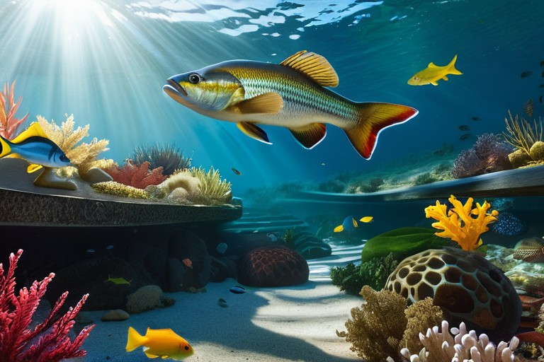 Bass in different seasonal habitats