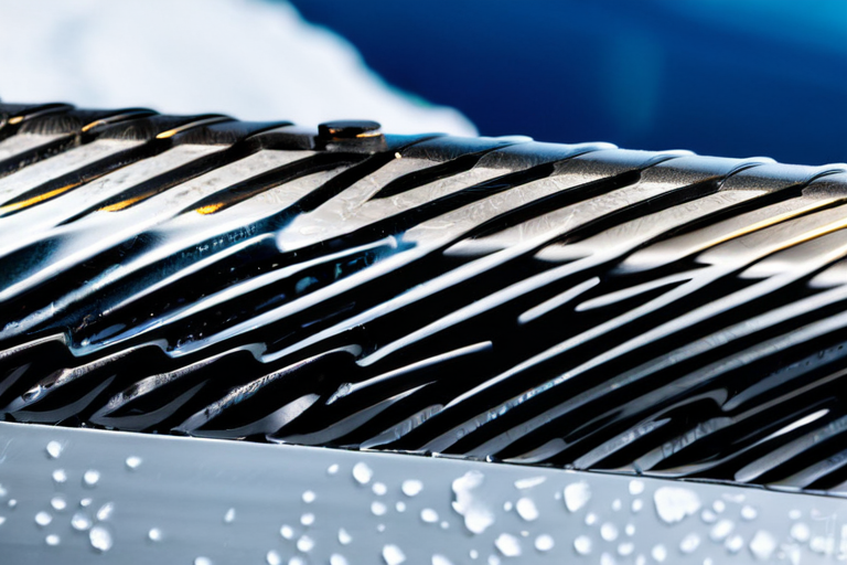 Close-up of spud bar design features showing handle and head details