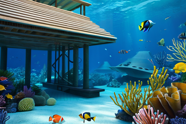 Subsurface aquatic ecosystem visualization