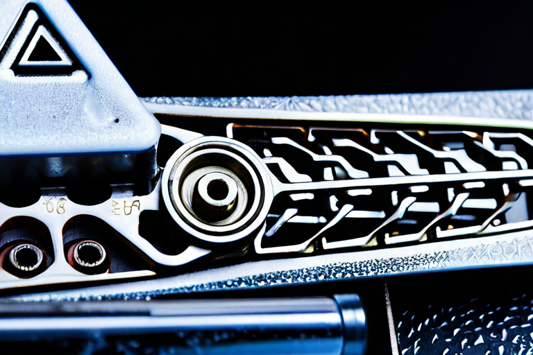 Close-up of tip-up trigger mechanism