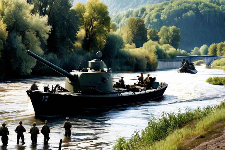 World War II era magnetic recovery operation in European river